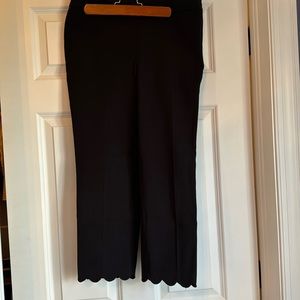 Talbots Chatham Crop Black Pant